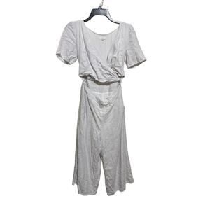 Lucca Linen Blend Jumpsuit Jumper Romper S